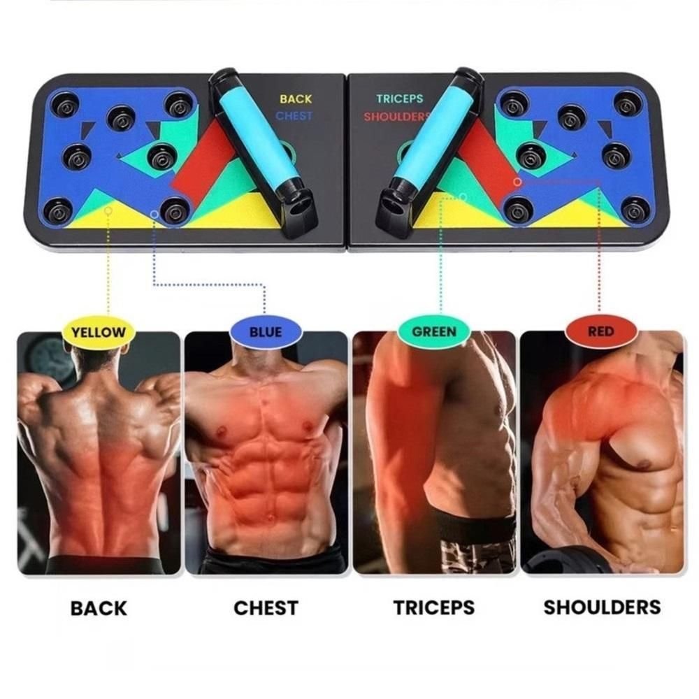 Plataforma de Exercícios Multifuncional – Apoio para Flexão, Ombro e Tríceps, Ideal para Academia em - 6