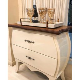 Cômoda para quarto de casal com tampo laminado - Bombê - Montanhês Móveis - 1