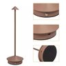 Luminaria de Mesa Abajur 3 Tons Controle de Intensidade Led Usb Bateria Recarregavel Touch Cabeceira - 10