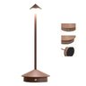 Luminaria de Mesa Abajur 3 Tons Controle de Intensidade Led Usb Bateria Recarregavel Touch Cabeceira - 1