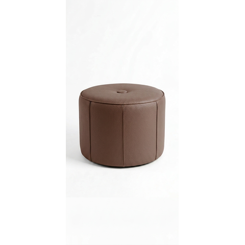 Puff Turim Premium Design Moderno Luxo - Corano:Marrom
