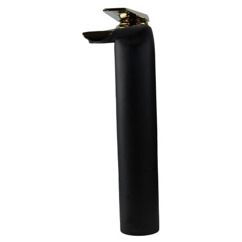 Misturador Monocomando Lavatório Bica Alta Picasso Black Gold - 00031