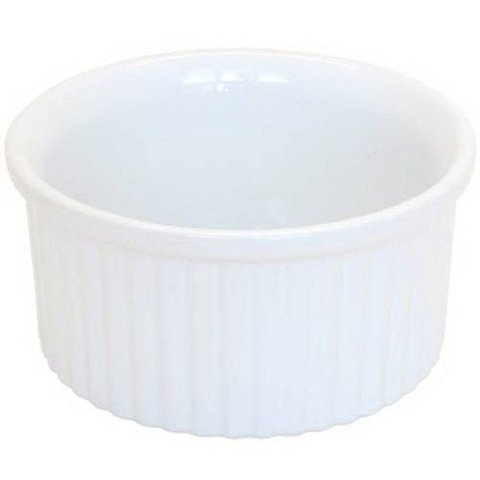 Tigela Ramequim de Porcelana Média Nja Cor Branca de 100ml
