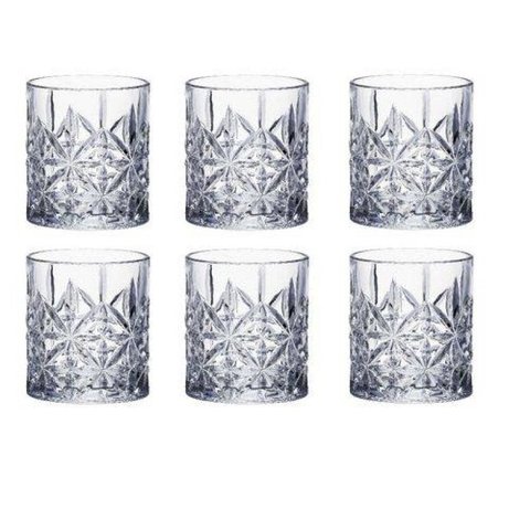 Jogo 6 Copos 300ml De Vidro Para Whisky Stella Bon Gourmet - R25826