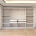 Ver imagem 6 de Guarda-roupa Casal Odisseia 8 Portas 4 Gavetas Branco - Panorama Móveis