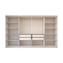 Ver imagem 5 de Guarda-roupa Casal Odisseia 8 Portas 4 Gavetas Branco - Panorama Móveis