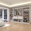 Ver imagem 2 de Guarda-roupa Casal Odisseia 8 Portas 4 Gavetas Branco - Panorama Móveis