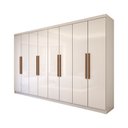 Ver imagem 3 de Guarda-roupa Casal Odisseia 8 Portas 4 Gavetas Branco - Panorama Móveis