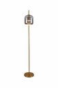 Ver imagem 1 de Luminária de Piso Led 12w 3000k Bronze com Vidro Fumê – 1200 Lúmens