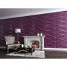 Revestimento Parede Alto Relevo Painel 3d Ondas M2 4 Placas - 3