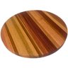Tábua de Corte Redonda 35cm Madeira Forma Pizza Frios Petiscos Queijos Lisa para Servir - 1
