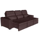 Ver imagem 3 de Sofá Império 6 Lugares 2,90cm Retrátil e Reclinável - de Casa Décor e Estofados.