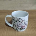 Ver imagem 4 de Xícara Grande Porcelana de Chá Café Florida 360ml Branca Caneca Germer Garden Urban