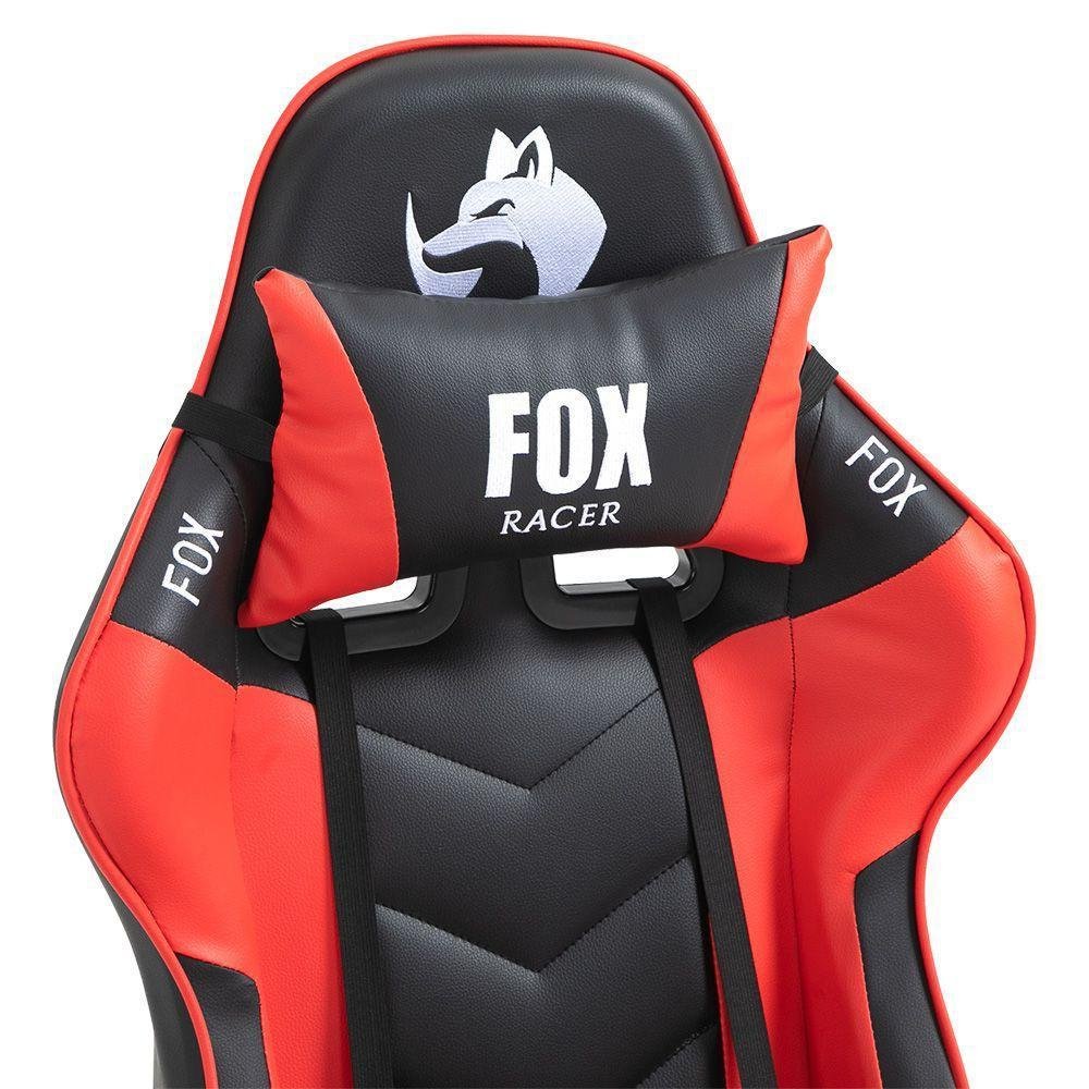 Cadeira Gamer Fox Racer Fennec - Vermelha - 9