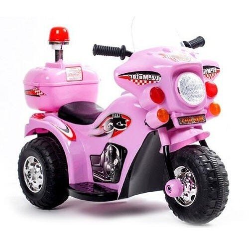 Moto Elétrica Infantil Para Criança De 2 A 4 Anos Rosa Barzi