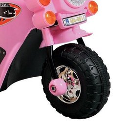 Mini Moto Elétrica Infantil 6v Importway Bw002-r Rosa Triciclo - 4
