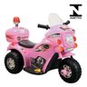 Mini Moto Elétrica Infantil 6v Importway Bw002-r Rosa Triciclo - 3