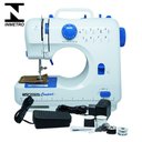 Ver imagem 2 de Máquina de Costura Portátil Bivolt Incasa Compact GF1000 Branco e Azul com Inmetro