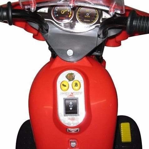 Mini Moto Elétrica Infantil 6V Importway BW002-R Rosa Triciclo