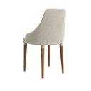 Ver imagem 5 de Conjunto 2 Cadeiras de Jantar Evelyn Champanhe Mesa Cozinha Soft Palha