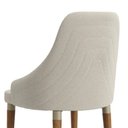 Ver imagem 6 de Conjunto 2 Cadeiras de Jantar Evelyn Champanhe Mesa Cozinha Soft Palha