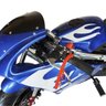Mini Moto Infantil Gasolina 2 Tempos 49CC Speed Ninja GP Esportiva Importway PKSP-001 Azul - 3