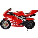 Ver imagem 3 de Mini Moto Infantil Gasolina 2 Tempos 49CC Speed Ninja GP Esportiva Importway WVPR-204 Vermelha