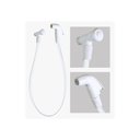 Ver imagem 3 de Ducha Higiênica Completa Com Gatilho Abs Branco 1/4 De Volta Civitt