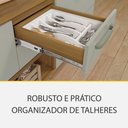 Ver imagem 5 de Cozinha 4 Peças Ripado Torre Quente Princesa 100% Mdf Nesher
