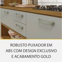Ver imagem 2 de Cozinha 4 Peças Ripado Torre Quente Princesa 100% Mdf Nesher
