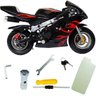 Mini Moto Infantil Gasolina 2 Tempos 49CC Speed Ninja GP Esportiva Pocket Bike Importway WVPR-204 -  - 4