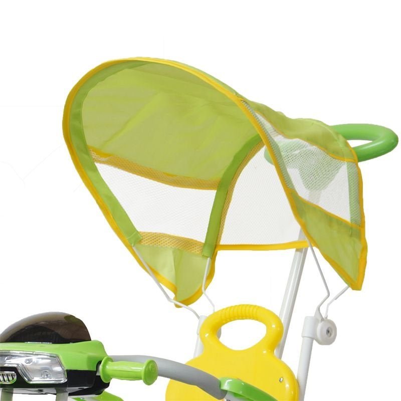 Triciclo Motoca Infantil Passeio com Empurrador Pedal Capota - Sua