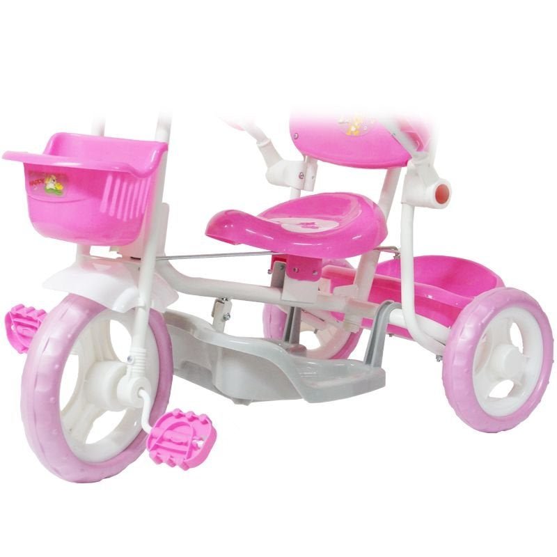 Triciclo Motoca Infantil Passeio com Empurrador Pedal Luz Som Capota  Importway BW-003 Azul - BEST SALE SHOP