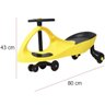 Carrinho Gira Gira Car Infantil Brinquedo Criança Importway Giro BW-004 - .Escolha sua cor - 2