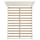 Ver mais imagens de Cama Casal de Madeira Maciça para Colchão 138x188 Mazzaro F06 Branco - Lyam Decor