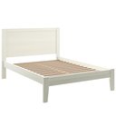 Ver imagem 7 de Cama Casal de Madeira Maciça para Colchão 138x188 Mazzaro F06 Branco - Lyam Decor