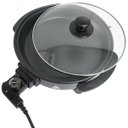 Ver imagem 4 de Panela Elétrica Grill 110V Redonda 30 Cm Multifuncional 1200W Antiaderente Amvox APE 3000 Preta