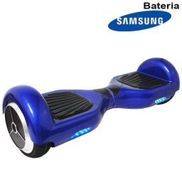 Hoverboard Skate Elétrico 2 Rodas 6,5 Polegadas Importway Bateria Samsung Cor Azul Original Barato - 1 Hoverboard Skate Elétrico 2 Rodas 6,5 Polegadas Importway Bateria Samsung Cor Azul Original Barato - 1