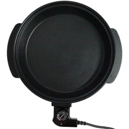 Panela Elétrica Grill 110v Redonda 40 Cm Multifuncional 1200w Antiaderente Amvox Ape 4000 Preta - 4