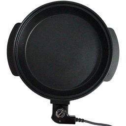 Panela Elétrica Grill 220v Redonda 40 Cm Multifuncional 1200w Antiaderente Amvox Ape 4000-2 Preta - 4