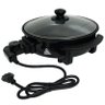 Panela Elétrica Grill 220v Redonda 40 Cm Multifuncional 1200w Antiaderente Amvox Ape 4000-2 Preta - 2