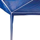 Ver imagem 3 de Tenda Gazebo Desmontável 3x3x2,4 M Barraca Praia Camping Azul com Bolsa Importway Iwgzm-240Az