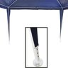 Tenda Gazebo Desmontável 3x3x2,4 M Barraca Praia Camping Azul com Bolsa Importway Iwgzm-240Az - 2