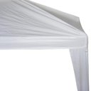 Ver imagem 4 de Tenda Gazebo Desmontável 3x3x2,4 M Barraca Praia Camping Branca com Bolsa Importway Iwgzm-240Br