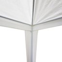 Ver imagem 2 de Tenda Gazebo Desmontável 3x3x2,4 M Barraca Praia Camping Branca com Bolsa Importway Iwgzm-240Br
