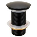 Ver imagem 1 de Valvula Lavatorio Pia Banheiro Click 1 1/4 Inox Preto Fosco
