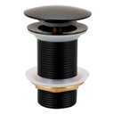 Ver imagem 3 de Valvula Lavatorio Pia Banheiro Click 1 1/4 Inox Preto Fosco