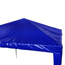 Tenda Gazebo Desmontável 3x3 M Barraca Praia Camping Azul com Bolsa Importway Iwgzm-3az - 4