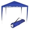 Tenda Gazebo Desmontável 3x3 M Barraca Praia Camping Azul com Bolsa Importway Iwgzm-3az - 1