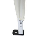 Ver imagem 4 de Tenda Gazebo Articulada 3x3 M Barraca Praia Camping Sanfonada Dobravel Branca Alumínio com Bolsa